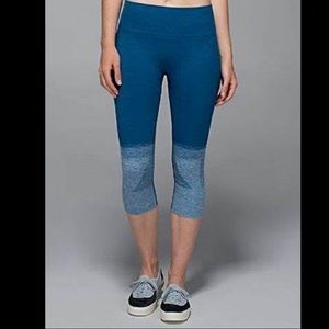 EUC Lululemon Crop Seamlessly Street Legging